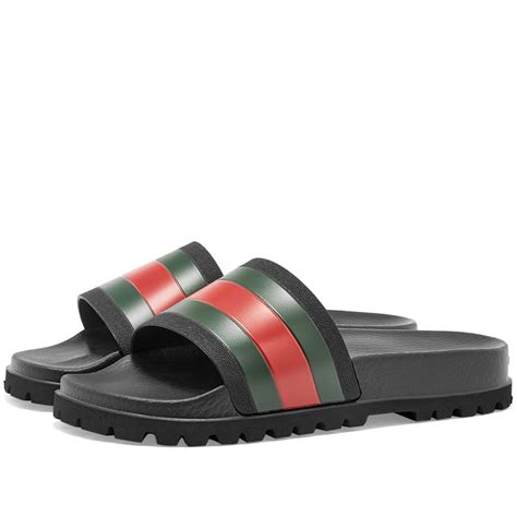 gucci pursuit trek slides|gucci slides saks fifth.